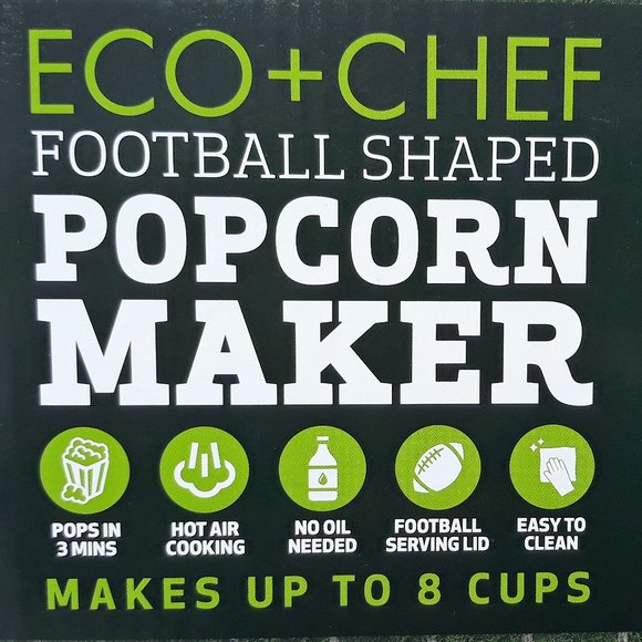 Football Shaped Popcorn Maker - Picture 3 of 6